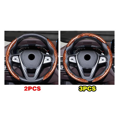 Convenient and Quick Installation Peach Wood Steering Wheel Cover for Cars - Picture 20 of 20