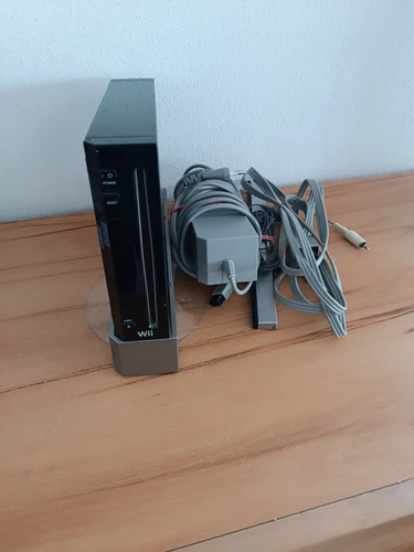 Nintendo Wii Schwarz Spielekonsole 