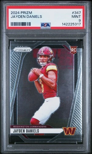 2024 Panini Prizm Rookies Jayden Daniels #347 (RC) PSA 9 MINT