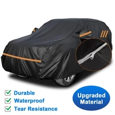 SUV Full Car Cover Upgraded Material Waterproof Car Cover Outdoor Protection
