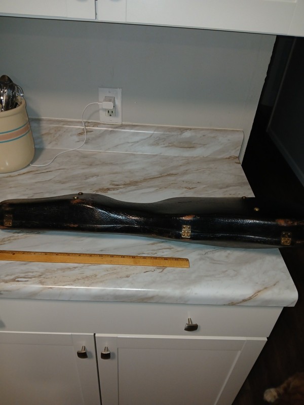 Violin Case 4/4, M&W 1902 Black All Hardware Good No Key No Handle 124 Years Old