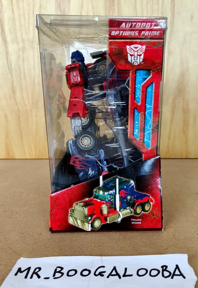 Transformers Movie 2007 Optimus Prime Battle Damage Limited Edition MISB RARE - Immagine 3 di 4