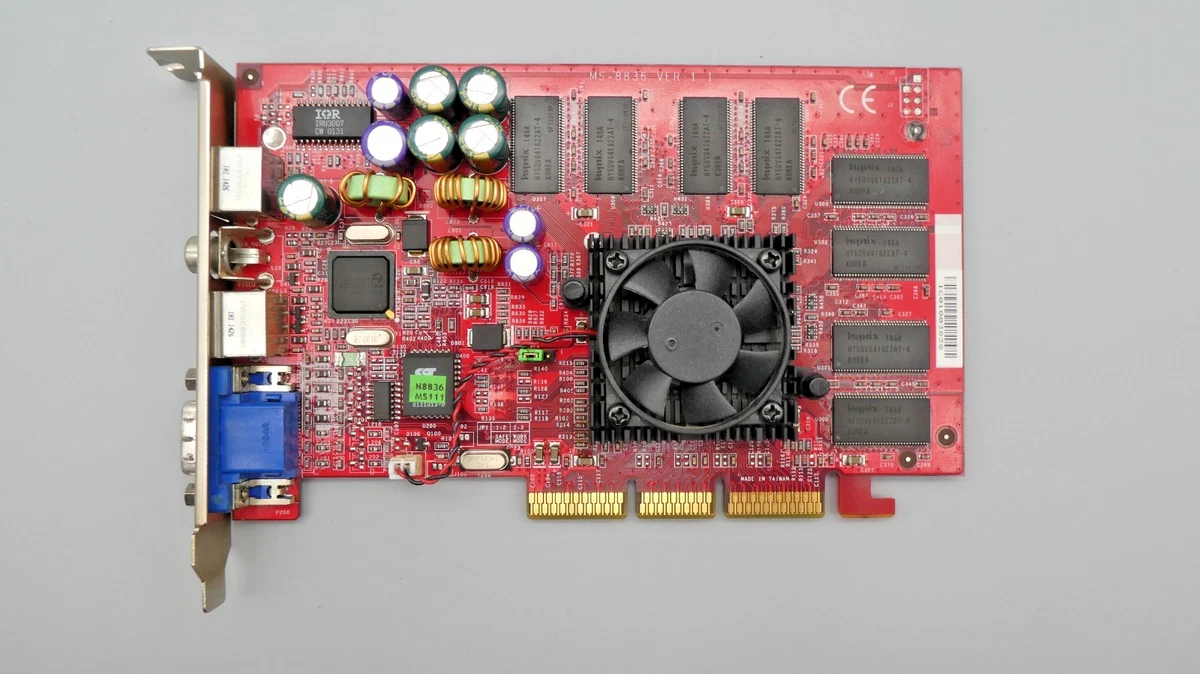 Carte Graphique NVIDIA GeForce2 Ti 64 Mo AGP – VistaMedia – Vintage Rare