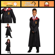 Gryffindor Robe Costume for Kids, Wizarding World Dress Up Accessory, Size 10-12