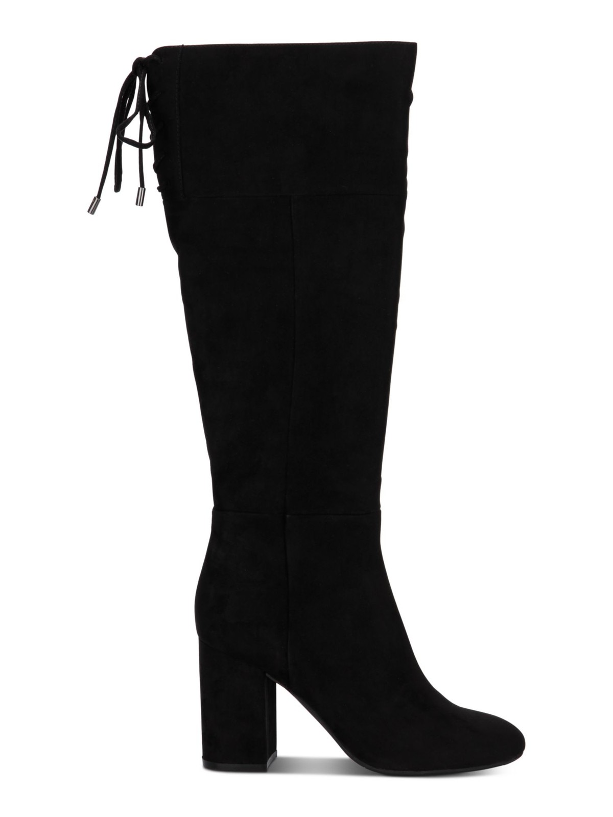 KENNETH COLE Womens Black Lace Corie Round Toe Block Heel Zip-Up Boots 7 M 9390₽