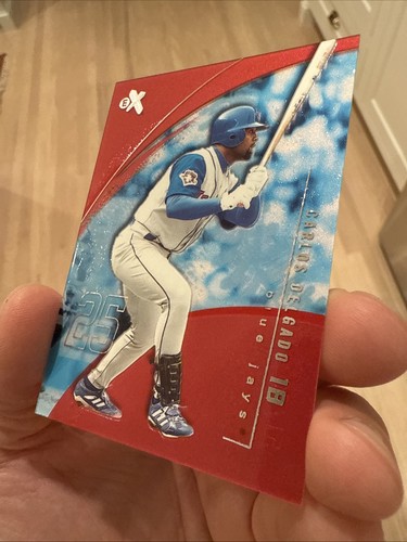 2002 FLEER E-X CARLOS DELGADO CREDENZIALI ESSENZIALI ORA /73 #73 - Foto 3 di 11