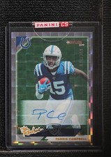 2019 Panini Donruss The Rookies Auto 74/299 Parris Campbell #TR-15 Auto 7rv
