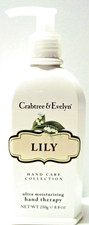 Crabtree Evelyn LILY Ultra-Moisturising Hand Therapy, w/Pump 8.8 oz, NEW