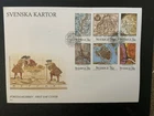 Sweden 1991 #1866a Maps - FDC