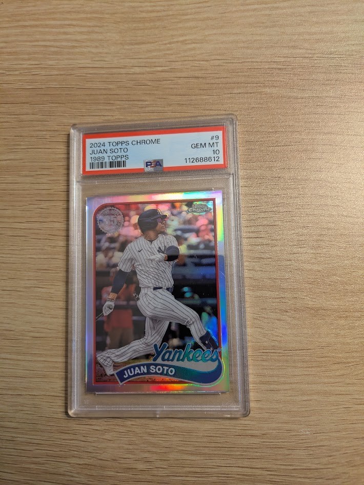 2024 Topps Chrome Juan Soto 1989 Topps #9 PSA 10
