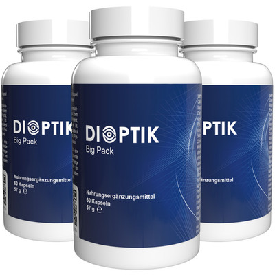 Dioptik - 180 Kapseln (3x 60 Kapseln), 3er Pack