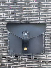 Black French WW1 M1905/1915 Lebel Leather Ammo Pouch, REPLICA.