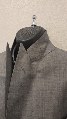 Tom Ford Charcoal Gray Fit Y O'Connor Single Breast 2 Button Blazer Jacket 40 R - Picture 4 of 8
