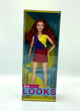 NIB/NRFB Barbie Looks Fashion Doll #13 Mattel Model HJW80 with Curly Red Hair