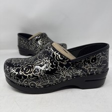 619 Dansko Women's Professional Metallic Rose Clogs size 41 EU 10.5-11 US