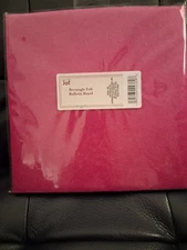 Felt Bulletin Board, With Push Pins, Pink, 10x10