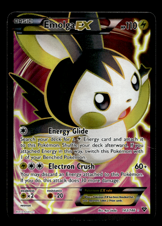 【ARS8】エモンガEX 英語 143/146 SR Emolga EX (143 Full Art) Ultra Rare XY Base Set 143/146 MP | eBay