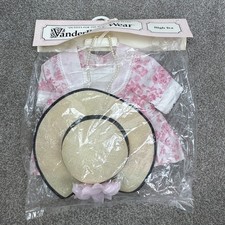 Vintage VanderBear Wear High Tea Dress Hat Pearls New In Package