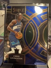 2023 Panini Select Premier Level Blue RC Chris Livingston #107