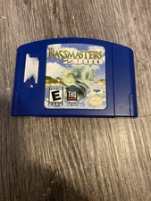 Bassmasters 2000 Nintendo 64 N64 Blue Cartridge, Tested