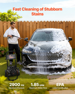 #ad Gas Pressure Washer 2900 PSI 1.85 GPM Aluminum Pump 4 Nozzles $356.99