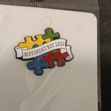 Multicolor Enamel Puzzle Piece Pin Different ...