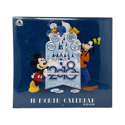 Disney Parks 16-Month Walt Disney World Wall Calendar 2018 The Year To Be Here