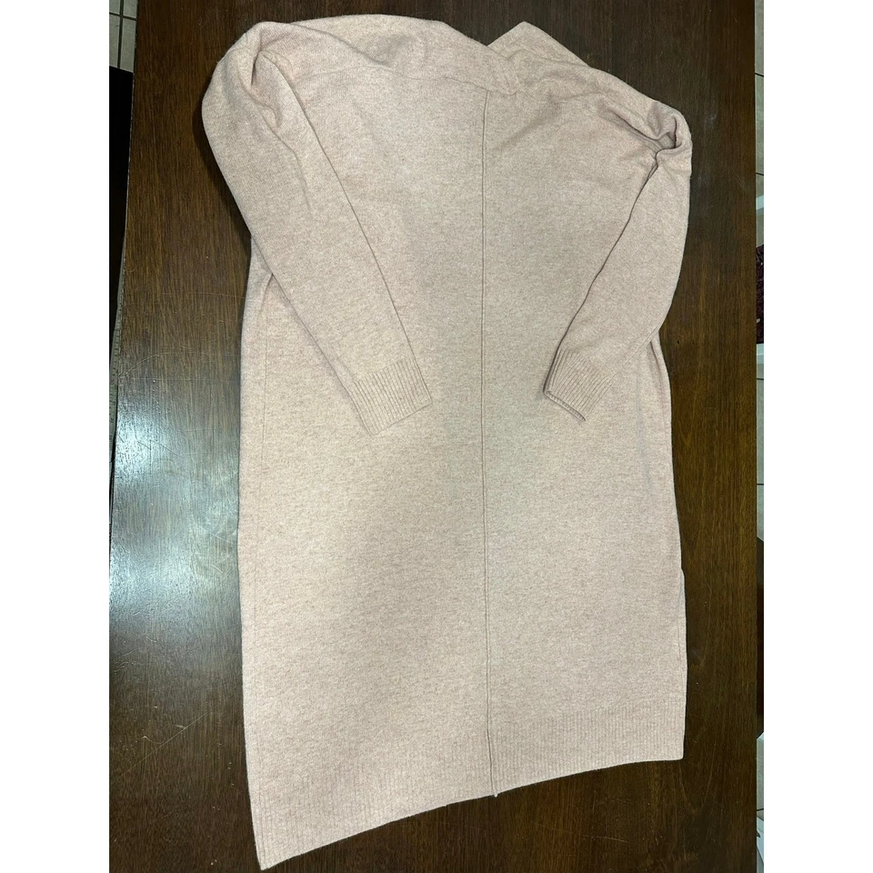 Cárdigan Plumero Suéter Algodón Lana Mezcla Cachemira Preppy Neutro Cómodo Twee Foto 4 de 4