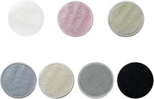 Reusable Makeup Remover Pads - 7 Pcs Soft Cotton Rounds for Face with Friendly B