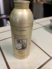 Victoria's Secret Garden Perfumed Body Talc Powder, Pear Glace, 3 oz, Sealed