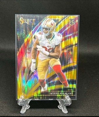 Panini Select 2025 Mykel Williams #217 Rookie Prizm Club Level 49ers /10