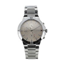 Tommy Hilfiger Ladies Watch Silver Pink Dial Chronograph Talia 1782329 For Women
