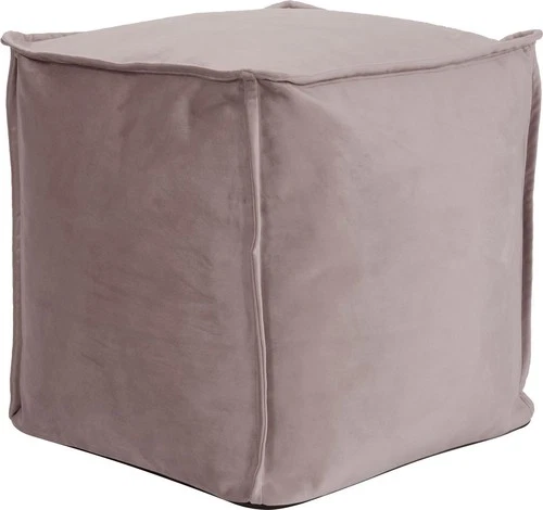 Square Pouf Bella Ash Ottoman-Stylish and Versatile - Picture 1 of 6