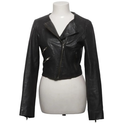 VILA, Bikerjacke, Damen, Größe: S, Dova Leather Jacket, Schwarz, Leder #KqW