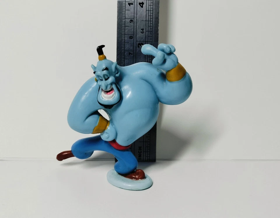 Disney’s Movie Aladdin - Blue Genie Plastic PVC Figure 3” Toy By Applause - image 2 of 4