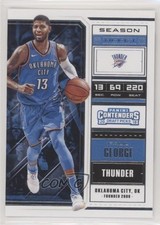 2018 Panini Contenders Draft Picks Season Ticket Paul George (Blue Jersey) 2ra