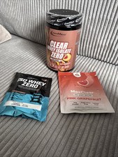IronMaxx Clear Whey Isolate Zero, 400 G, Pfirsich-Eistee & 2x Proben