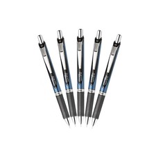 Pentel EnerGel RTX Retractable Liquid Gel Pen 0.5mm 5 Count Pack of 1 , Blue
