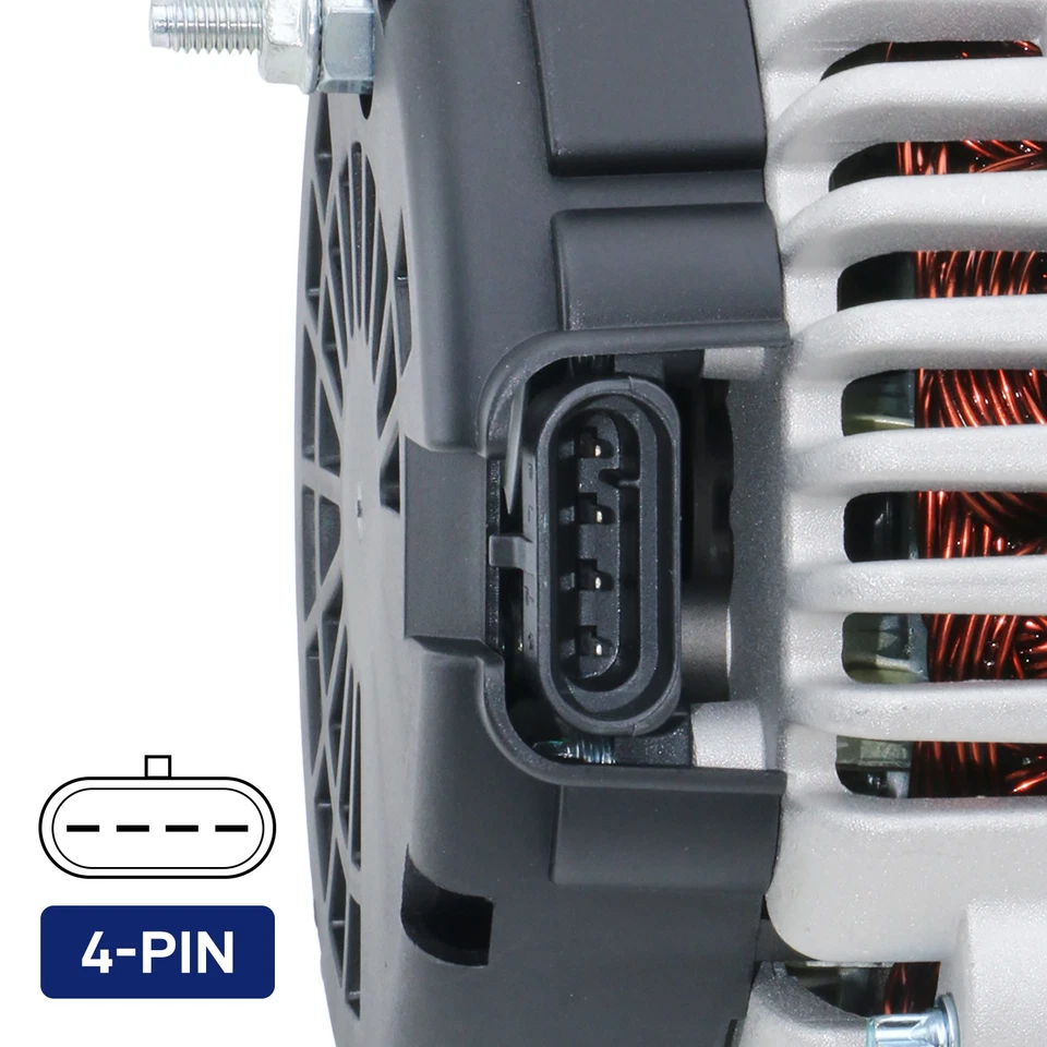 New Alternator For Chevrolet Silverado 1500 2500 Suburban Tahoe 03 04 253 AMP - Image 2 of 4