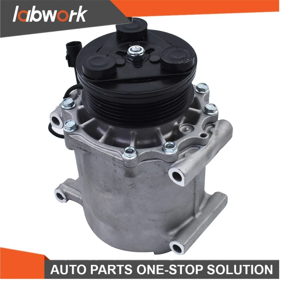 Labwork A/C AC Compressor with clutch For Mitsubishi Lancer/ Eclipse 2.0L 02-07 - Image 4 of 4