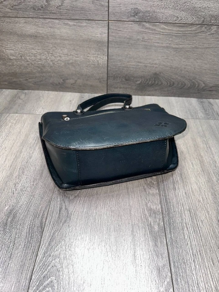 Patricia Nash Leather Fairford Satchel Lapis Bag B000596 - Image 4 of 4