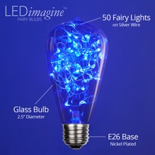 Led Fairy Light Bulb Multiple Color Home Patio Garden Globe Party Lamp Bulbs