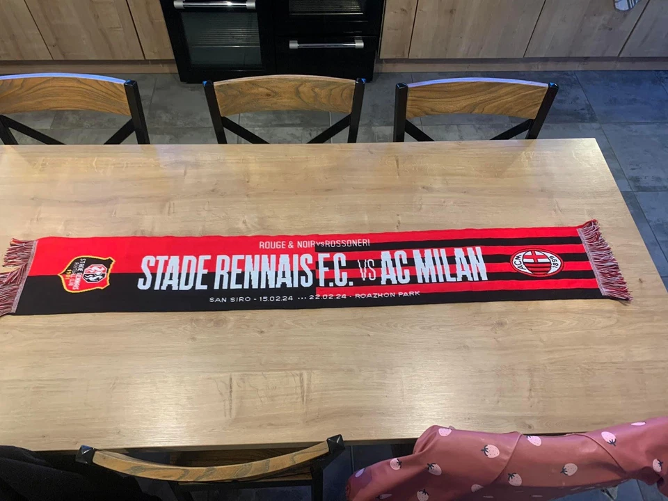 Écharpe Football Stade Rennais Milan AC - Photo 1/1