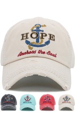 KBETHOS Embroidered Hope Anchors The Soul Vin...