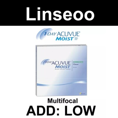 ADD: LOW 1-Day Acuvue  Moist Multifocal 30er, 90er, 180 Box (2x90) Johnson