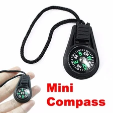 COMPASS Mini keychain fob camping hiking outdoors US SELLER key chain great gift
