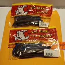  Big Bite Baits Worm Assortment Soft Bait (2) 10pk. - Bass Fishing Lure 