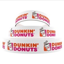 7/8 INCH 22mm GROSGRAIN RIBBON Hair Bow Supplies 1100905 Dunkin Donuts Donut