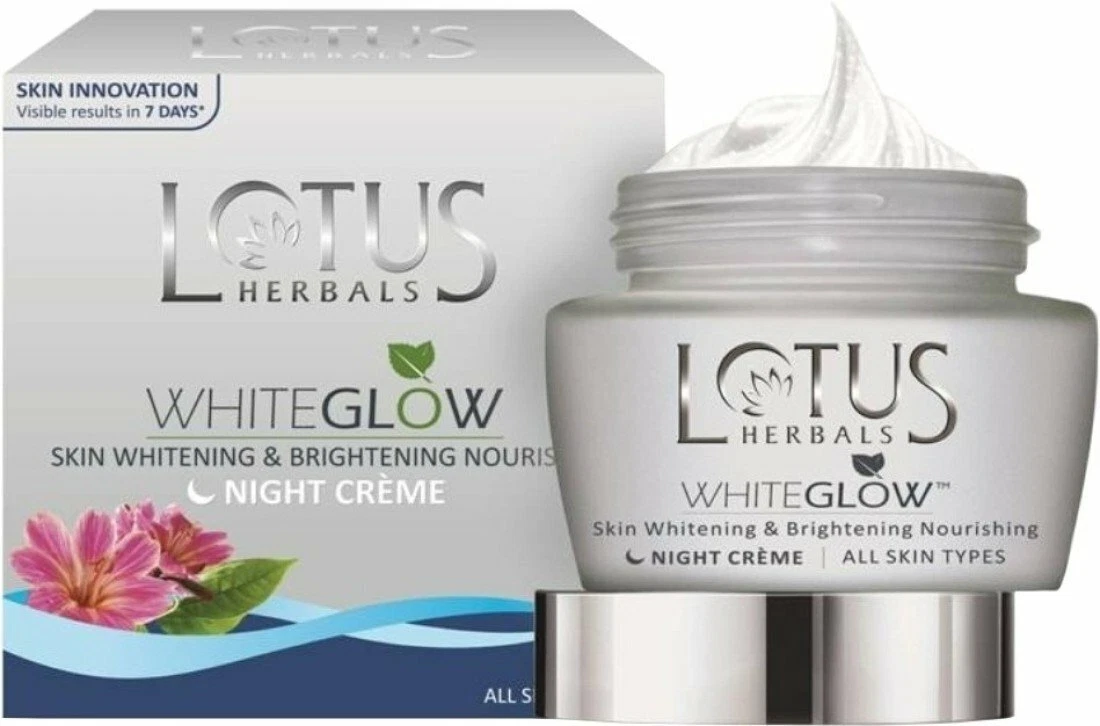 Lotus Herbals Whiteglow Night Cream for Skin Whitening Dry Skin