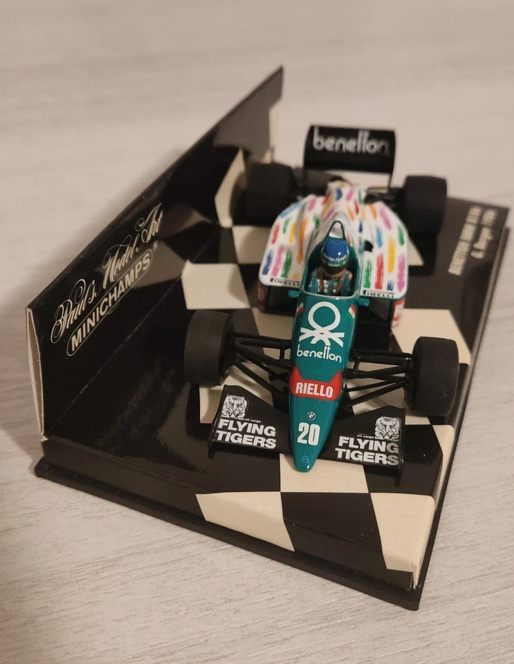 Minichamps 430860020 Benetton B186 1986 Gerard Berger 1/43 - Immagine 3 di 4
